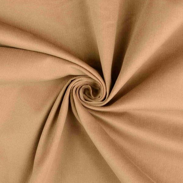 Cord-Stretch uni beige